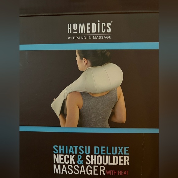 Homedics Shiatsu Neck & Shoulder Massager with Heat, NIB - Picture 2 of 4